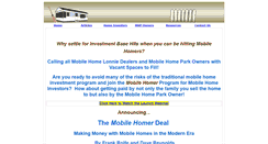 Desktop Screenshot of mobilehomer.com